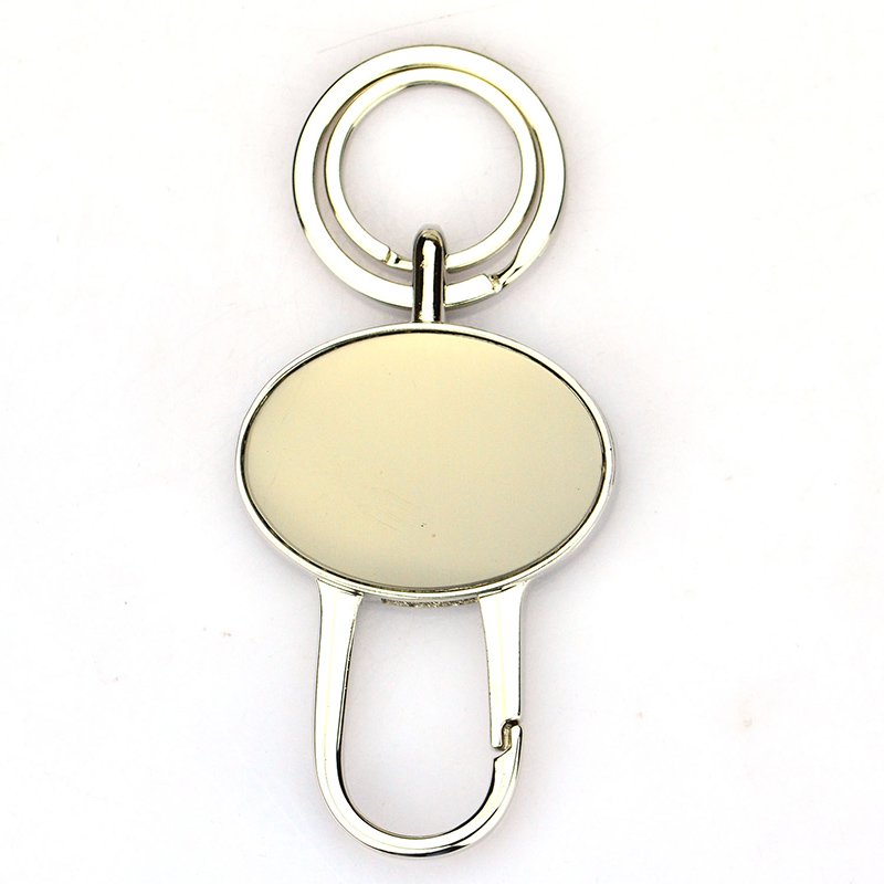 Bulk Cheap Blank Metal Keychain Custom Logo Sublimation Keyring