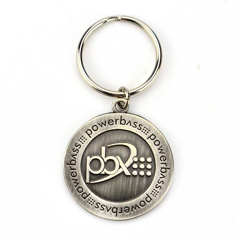 Factory Hard Helmet Keychain Custom Key Ring Metal Car Keyring