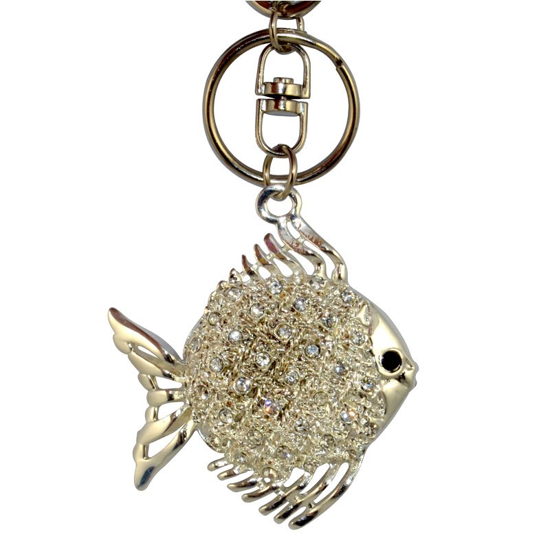 Wholesale Key Ring Metal Key Chain Custom Keychain Diamond