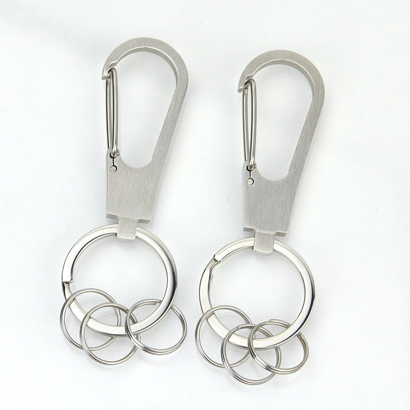 Wholesale Bulk Metal Carabiner Key Ring Customised Keychain