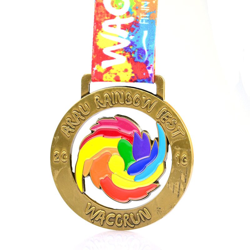 Artigifts Custom Metal Gold Badminton Medal Custom Sport Medal