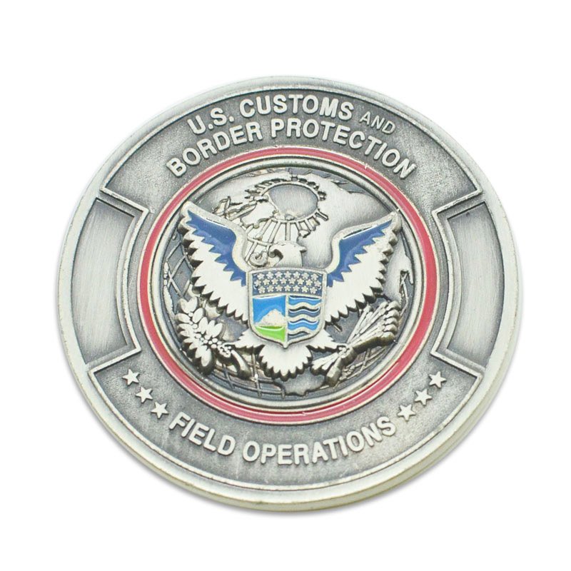 Free Design Your Own Metal Souvenir Coin Silver Eagle Coin