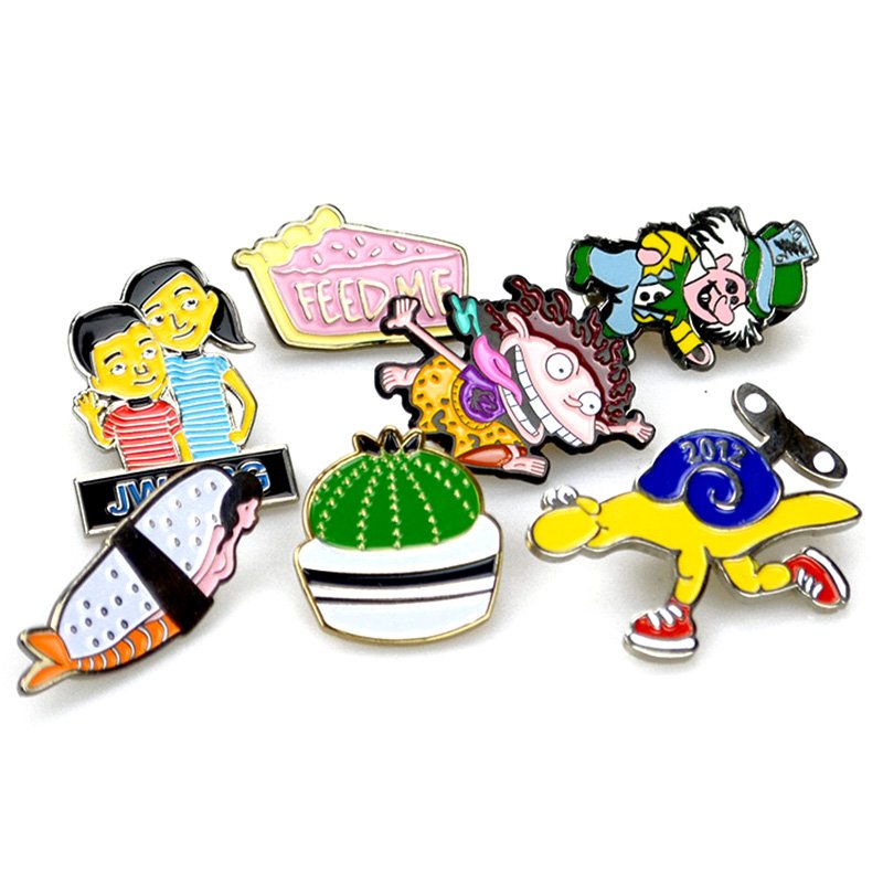 China Factoy Custom Soft Enamel Lapel Pin Fashion Fish Pin