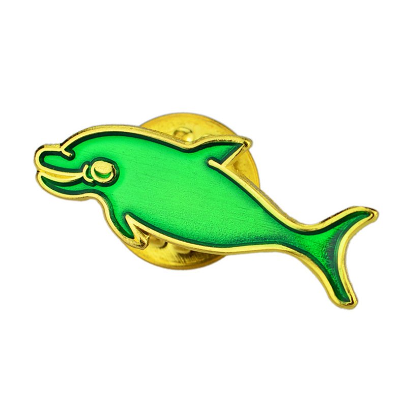 China Factoy Custom Soft Enamel Lapel Pin Fashion Fish Pin