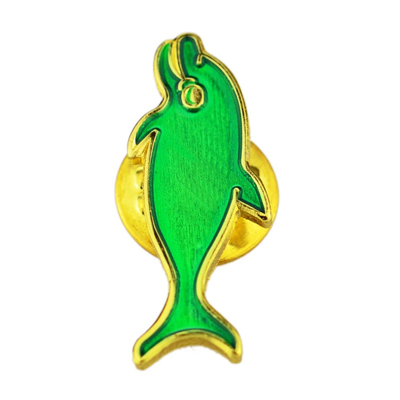 China Factoy Custom Soft Enamel Lapel Pin Fashion Fish Pin