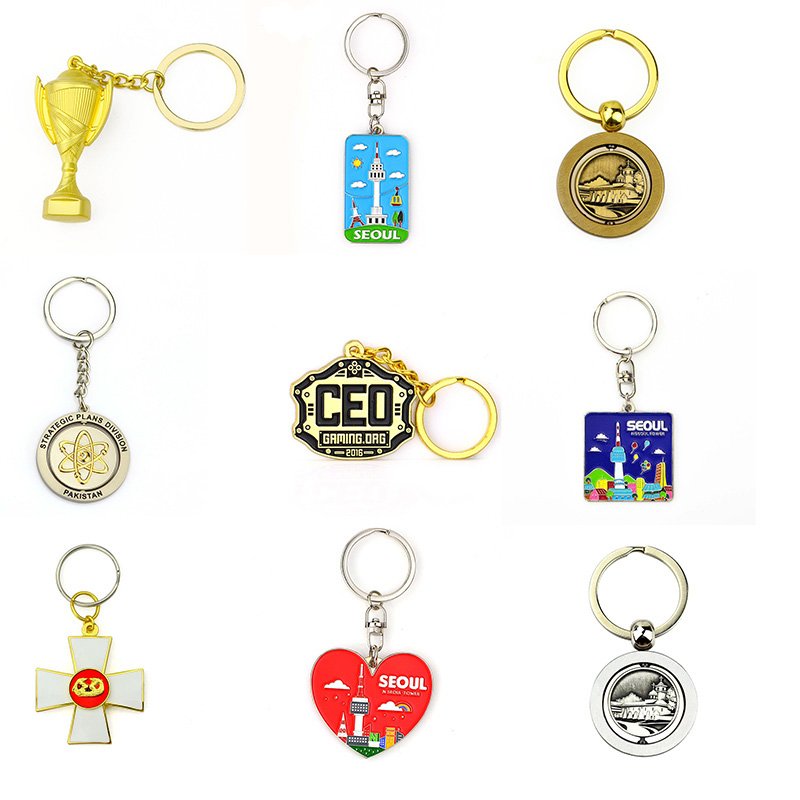 Metal Keychain Sublimation Promotional Bulk Cheap Key Chain