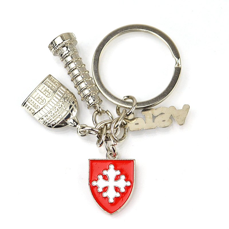 Italy Souvenir Metal Keychain Custom Design Key Chain