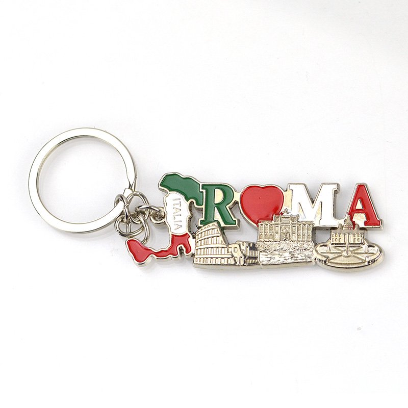 Custom Malaysia Metal Keychain Personalised Souvenir Key Chain