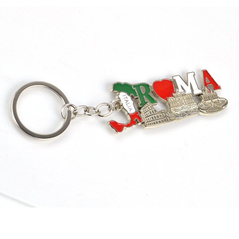 Custom Malaysia Metal Keychain Personalised Souvenir Key Chain