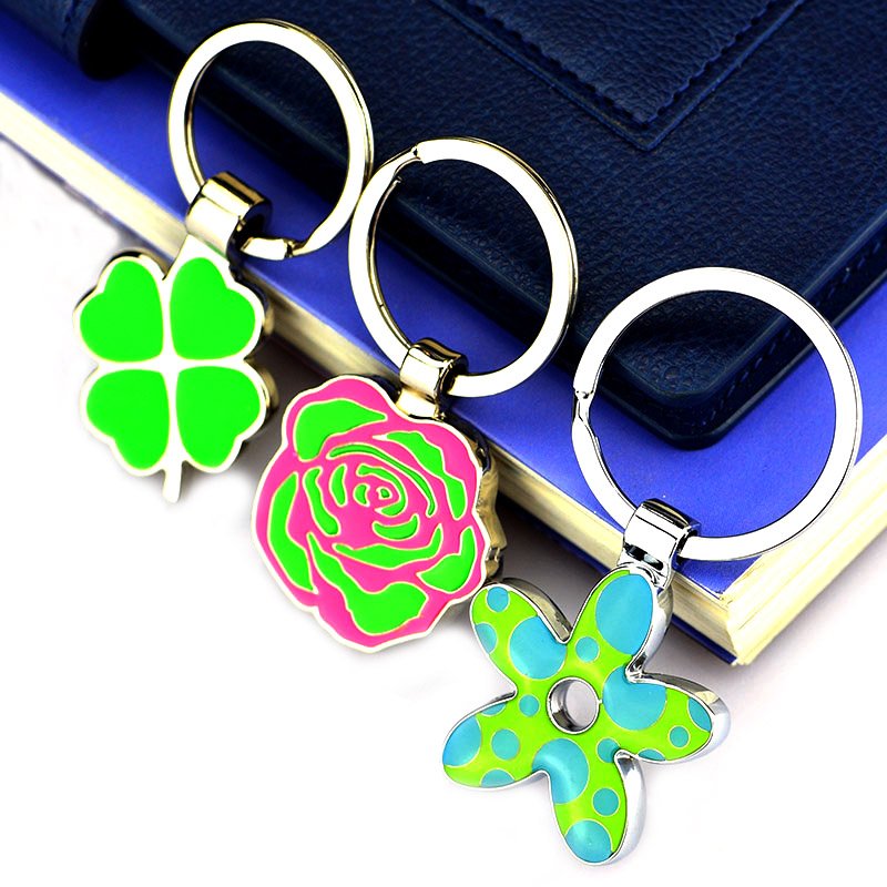 Keychain Metal Car Logo Key Chain Custom Enamel Key Ring