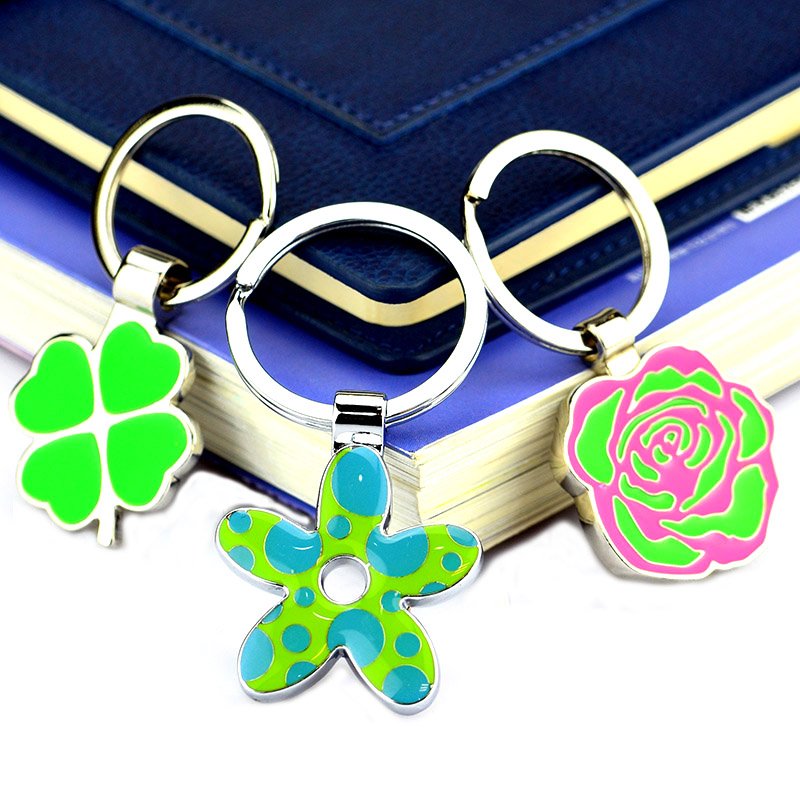 Keychain Metal Car Logo Key Chain Custom Enamel Key Ring