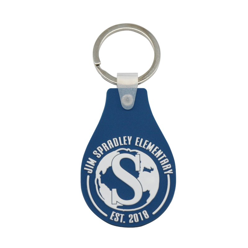 Pvc Rubber Keychain Mold Custom Double Side Key Chain Ring