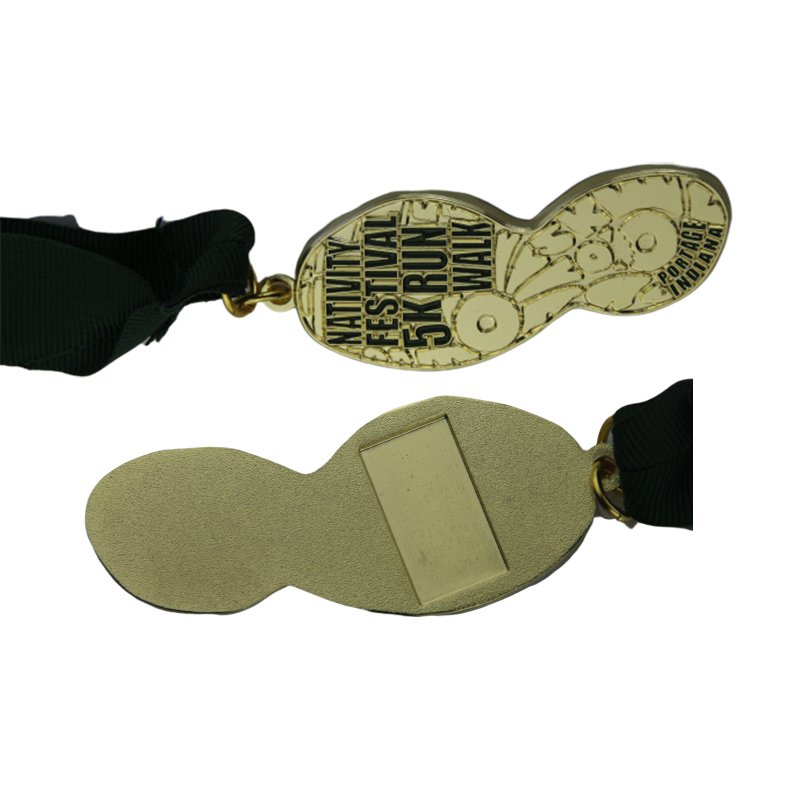 Artigifts Custom Sports Medals Gold Metal 5K Running Medal