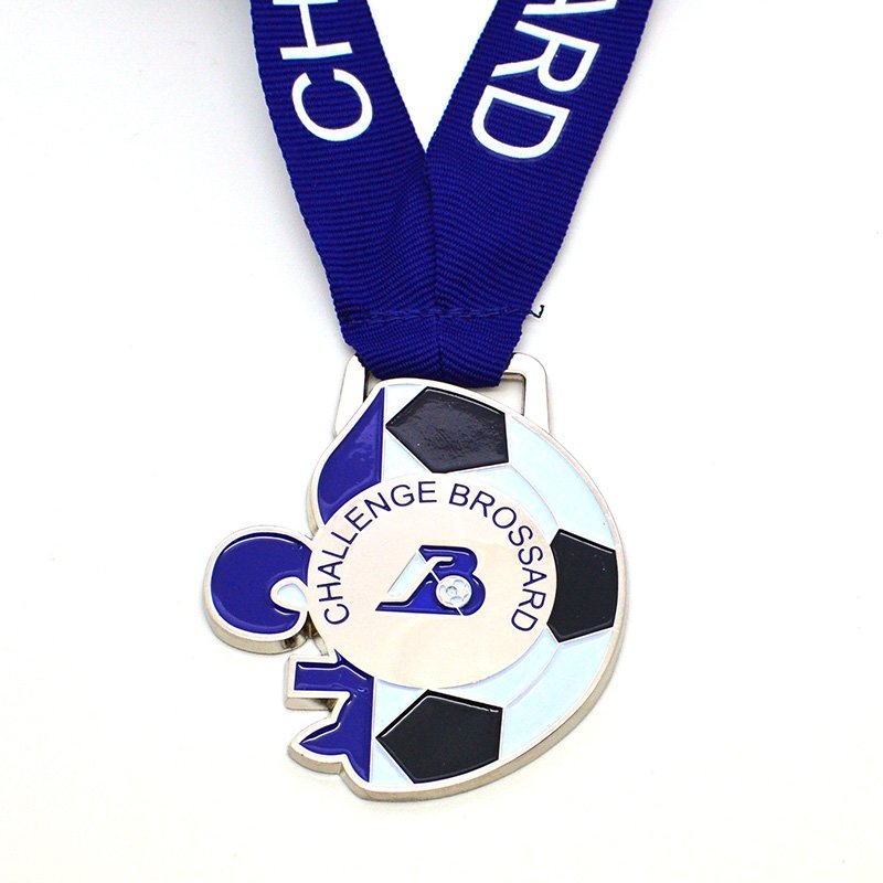 Custom Sports Medal Soccer Enamel Metal Football Medals