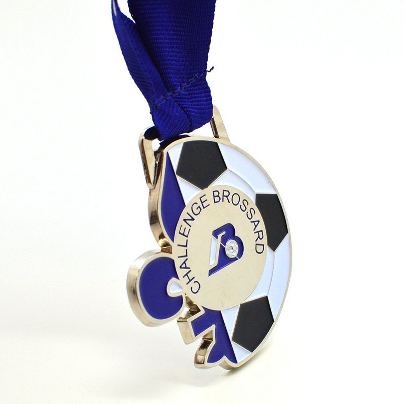 Custom Sports Medal Soccer Enamel Metal Football Medals