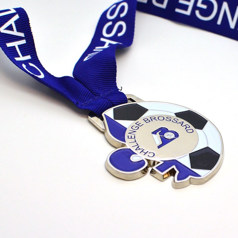 Custom Sports Medal Soccer Enamel Metal Football Medals