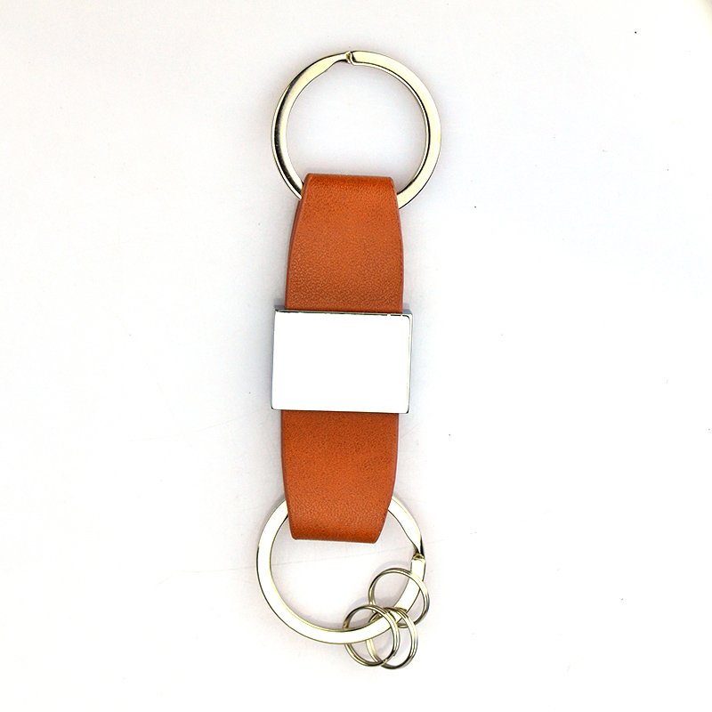 Wholesale Leather Keychains Custom Bulk Metal Pu Key Chain