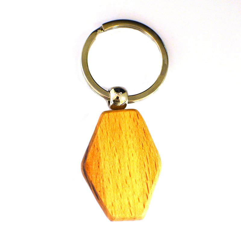 Custom Laser Wood Key Chain Blank Keychains For Engraving