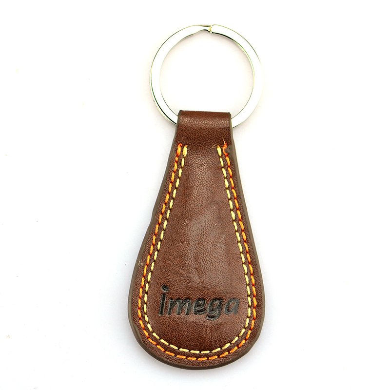 Printed Leather Keyrings Custom Bulk Cheap Pu Keychain