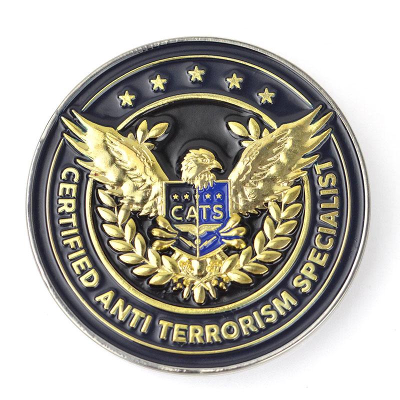 Custom Challenge Coins No Minimum Metal Souvenir Coin