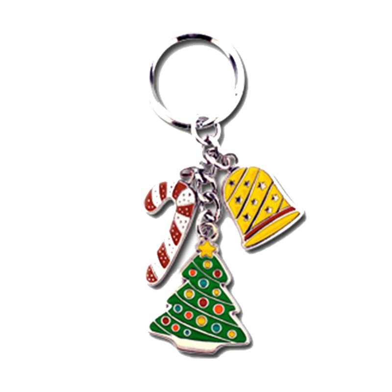 Custom Personalised Keyrings Bulk Christmas Metal Keychain