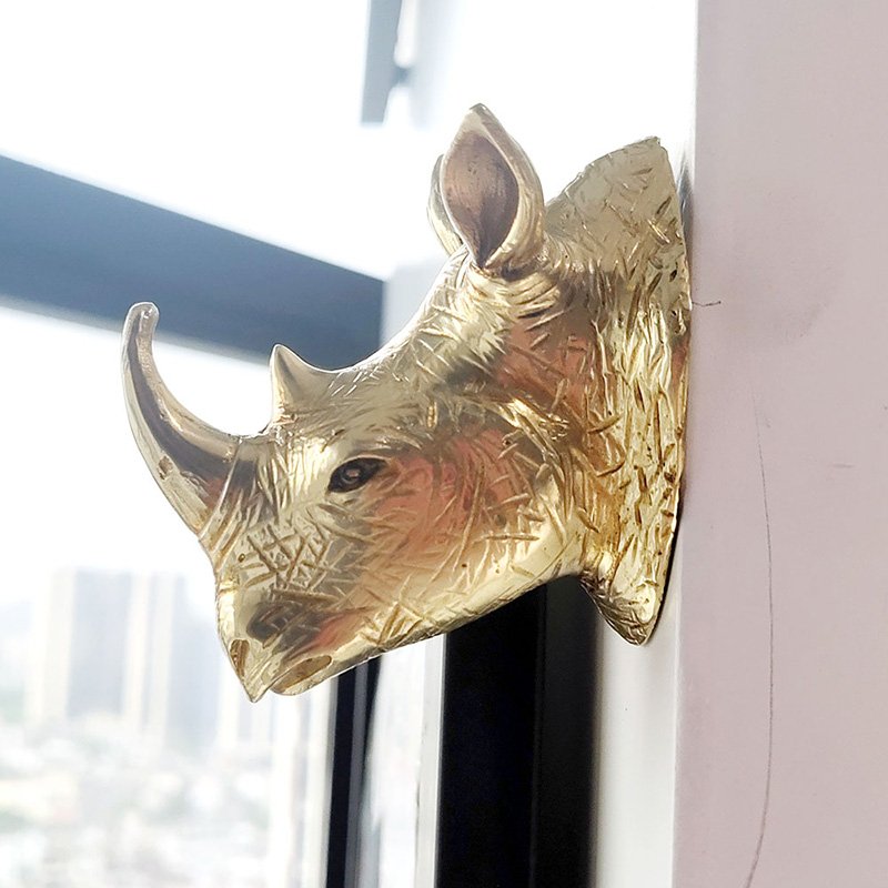 Custom Metal 3D Opener Home Wall Decoration Animal Figurines