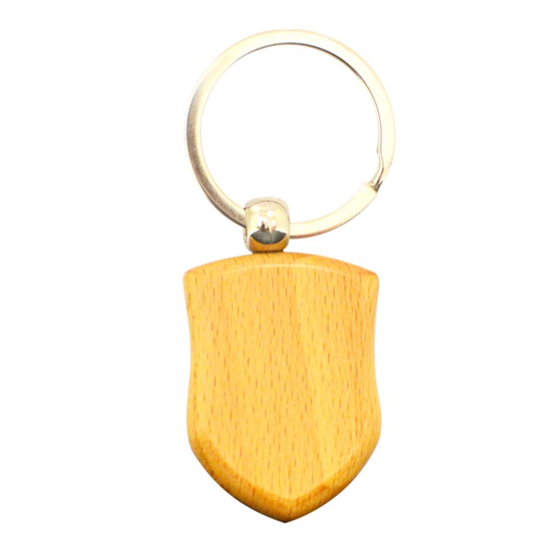 Wholesale Blank Wooden Keychains Custom Wood Key Chain Ring