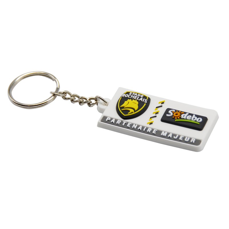 Custom Rubber Key Holder Wholesale Pvc Keychain Key Rings