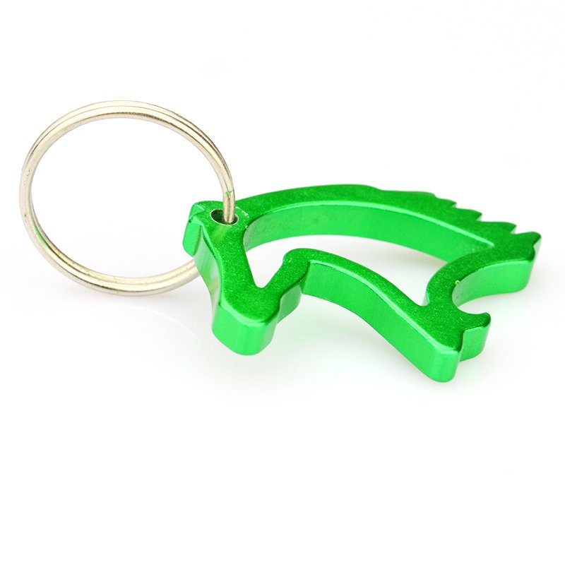 Aluminium Key Holder Custom Horse Shape Keychain With Opener