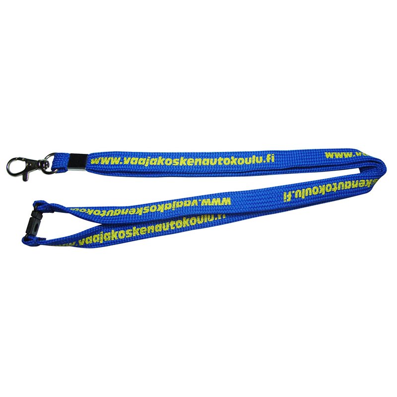 Custom Made Keychain Printed Tubular Lanyard With Key Holder