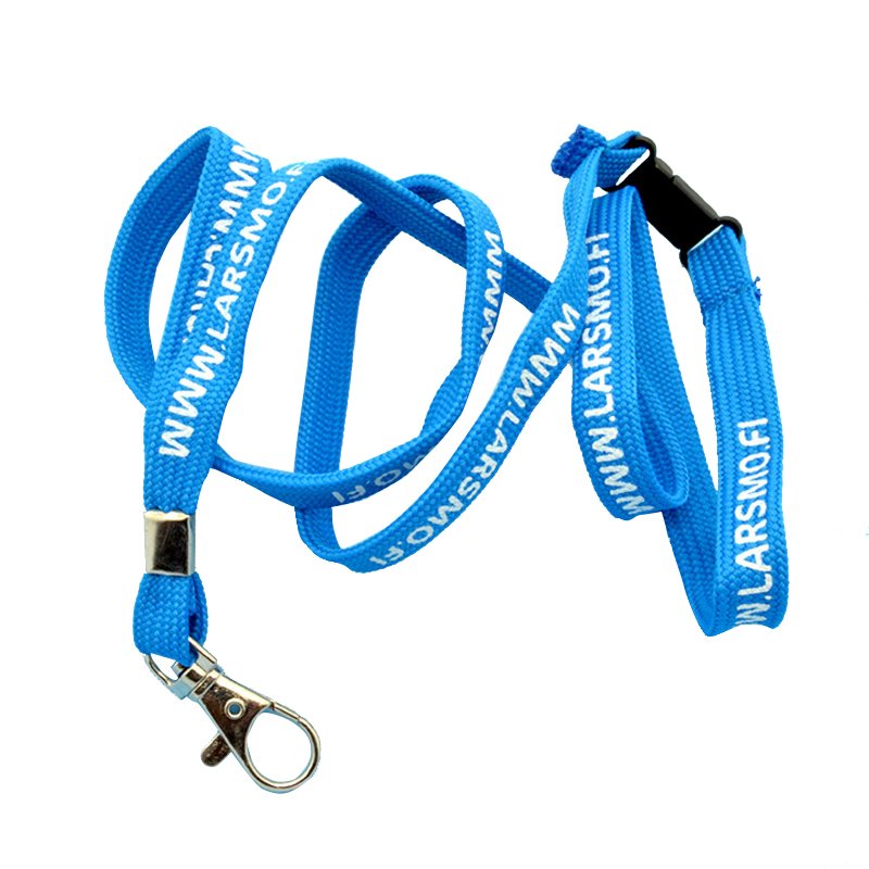 Custom Made Keychain Printed Tubular Lanyard With Key Holder