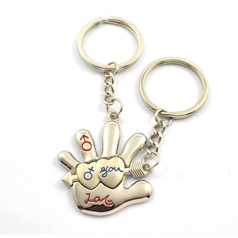 Custom Couple Key Holder Wholesale Chinese Metal Key Chain Keychains