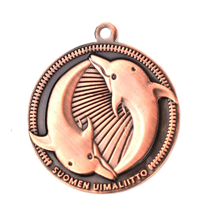 Manufacturer Fish Medal Custom Personalized Metal Medal