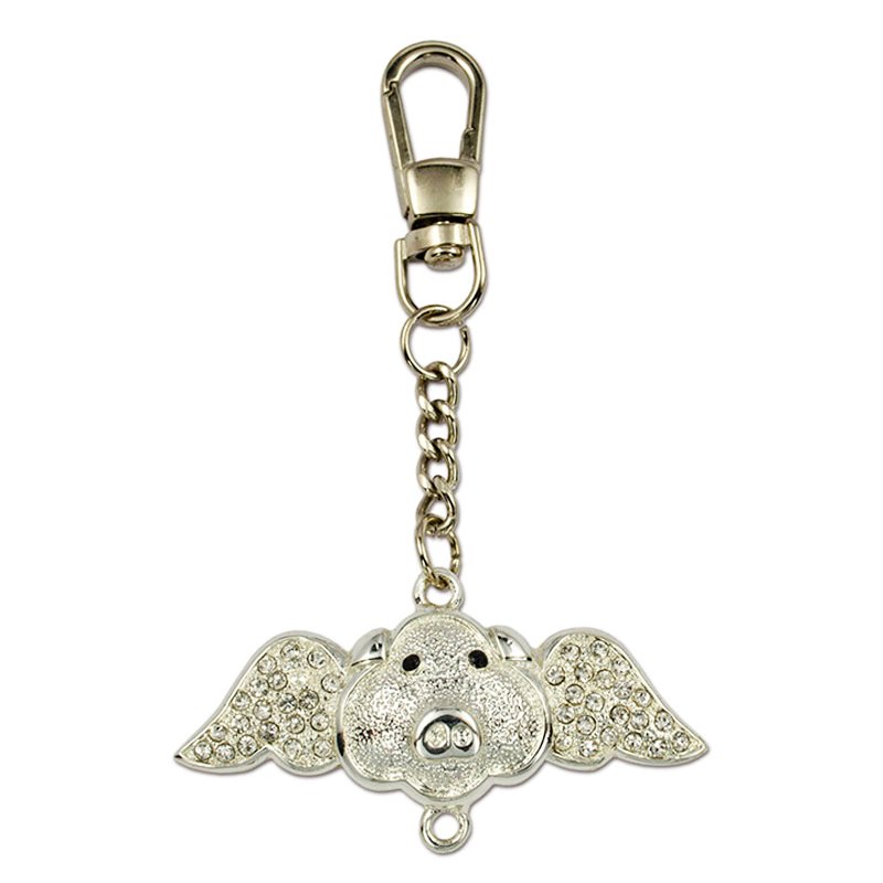 Custom Rhineston Key Holder Bling Keychain Jewelry Key Chains