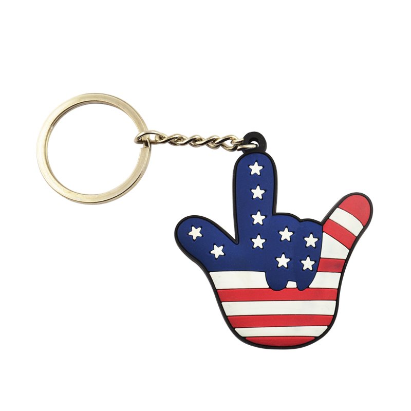 Custom Key Holder Plastic Keychain Rubber Soft Pvc Key Chain