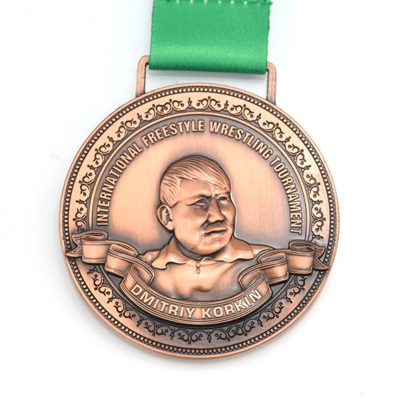 Metal Medal Medallion Custom Gold Plated Award Medals