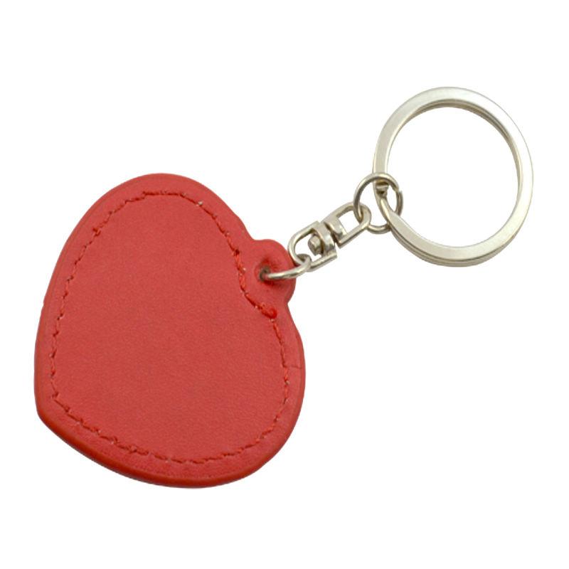 Custom Heart Key Holder Leather Keychain Pu Key Chain