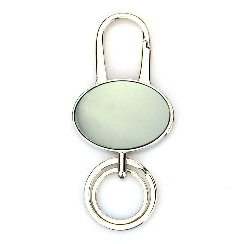 Custom Logo Key Holder Metal Keychain Blank Key Chain