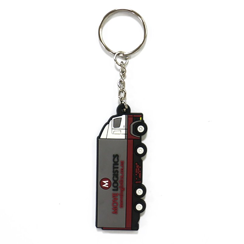 Custom Key Holder Pvc Rubber Keychain Car Logo Keyring