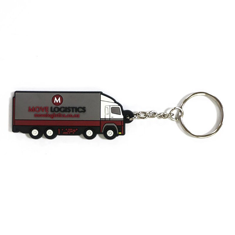 Custom Key Holder Pvc Rubber Keychain Car Logo Keyring