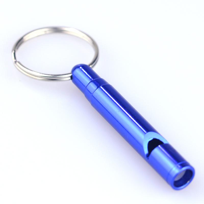 Whistle Key Holder Aluminum Keychain Custom Metal Key Chains