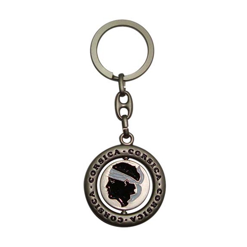 Custom Ladies Key Holder Metal Keychain Spinner Key Chains