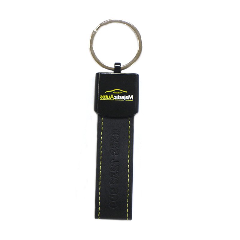 Leather Key Chain Holder No Minimum Custom Bulk Pu Keychain