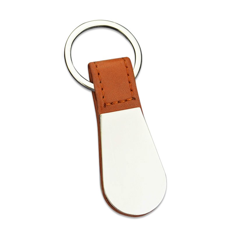 Bulk Pu Key Holder Custom Metal And Leather Keychain