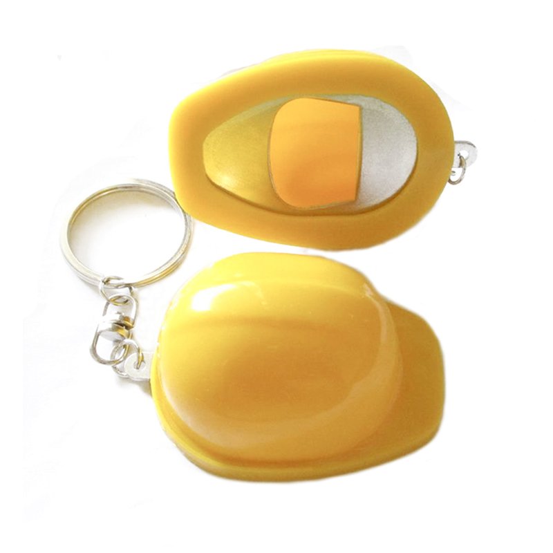 Custom Helmet Key Holder Plastic Bottle Opener Keychain