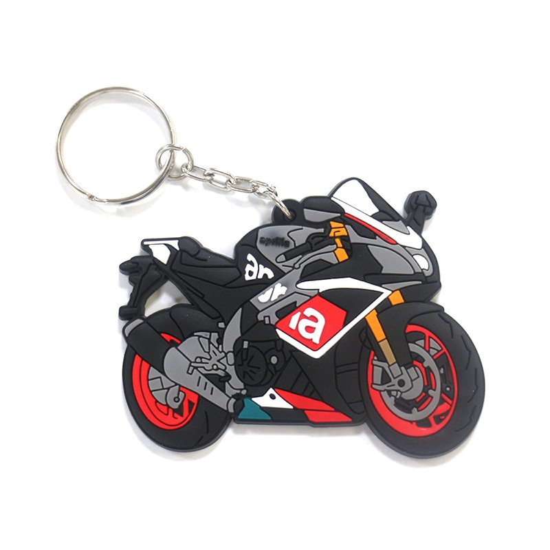 Soft Pvc Keychain Motorcycle Custom Bulk Rubber Key Chains