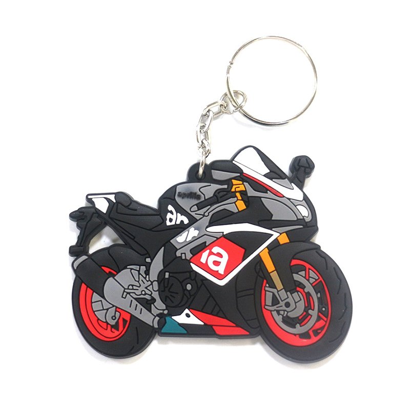 Soft Pvc Keychain Motorcycle Custom Bulk Rubber Key Chains