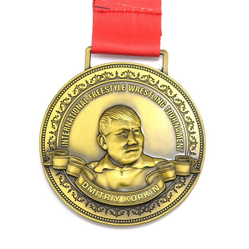 Metal Medal Designs Custom Die Cut Gold Silver Brass Medals