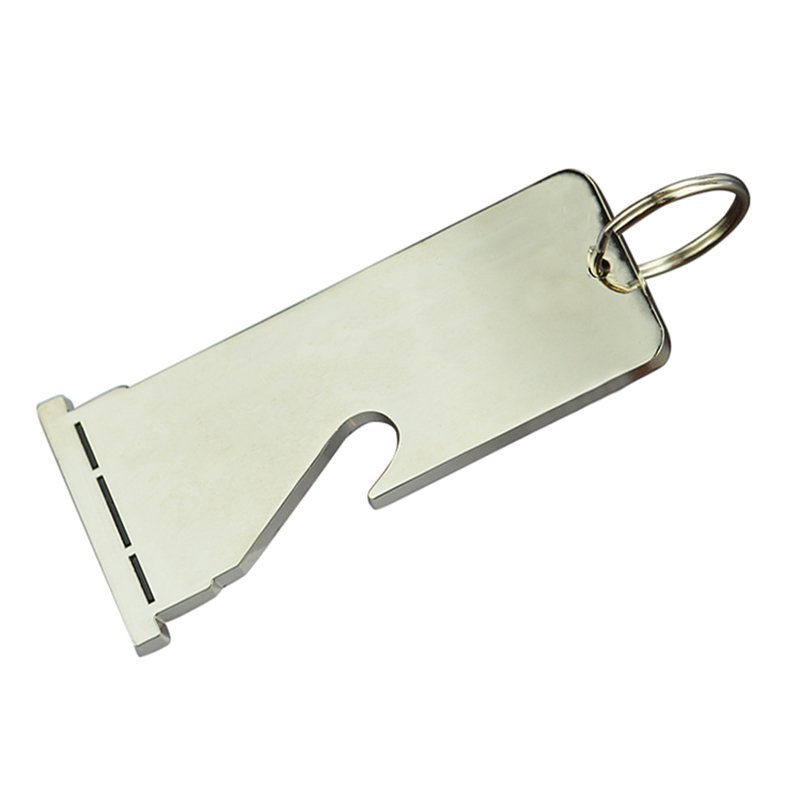 Sublimation Blank Keychain Custom Metal Key Chain Ring