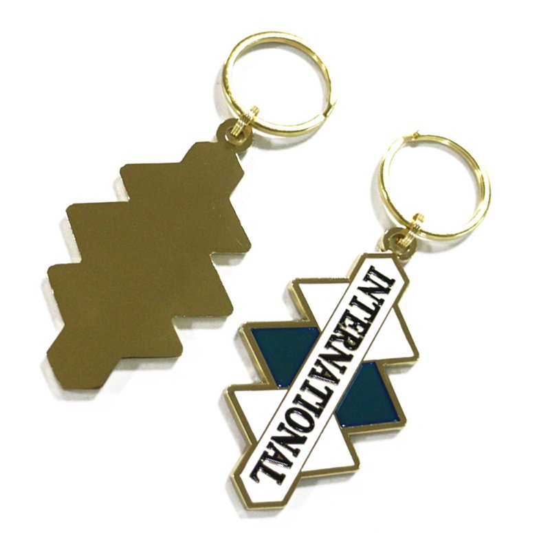 Metal Tourist Souvenir Keychain Promotional Gifts Key Rings